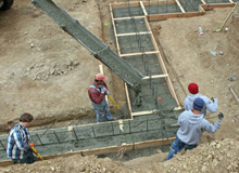 Производство или изготовление бетона